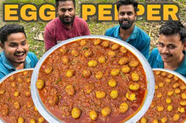 PEPPER EGGS | How To Make Pepper Fried Egg Recipe | Egg Pepper Masala
