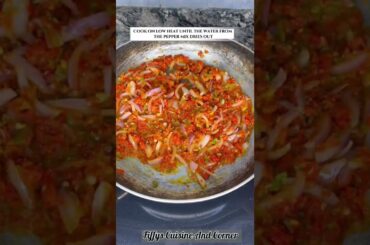 THE BEST AND ONLY  PEPPER SAUCE RECIPE YOU NEED| ALL PURPOSE PEPPER SAUCE RECIPE.   #africancuisine