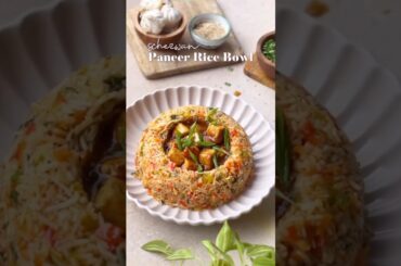 Chili garlic rice with Szechwan paneer #recipe #shorts #schezwanfriedrice #rice #chiligarlic