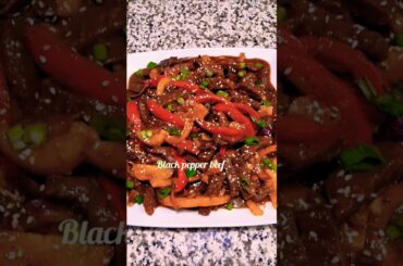 Black pepper beef - Better than takeout. #shorts #fyp #beefrecipe #trending #foryou #recipe #cooking