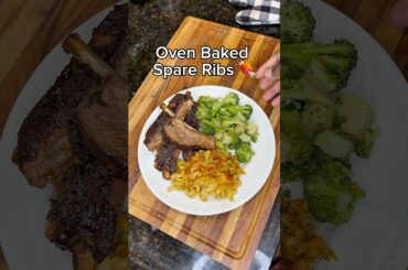 The Perfect Oven Baked Ribs Recipe! #shorts