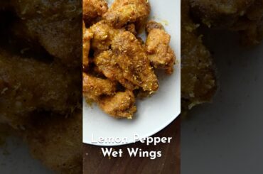 Lemon Pepper Wet Wings | Short