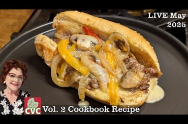 Cheese Steak Hoagies Recipe - Onions, Peppers & Mushrooms - Beefy Gravy