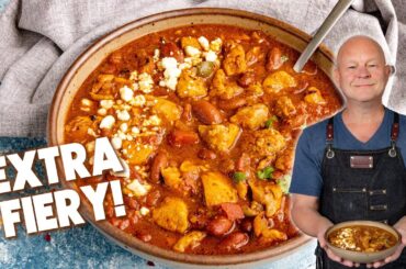 Buffalo Chicken Chili Recipe (Award Winner!)