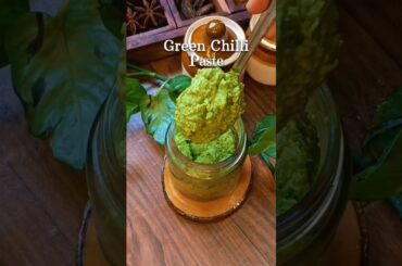 Homemade Green Chilli Paste for 1 Month  | #short #viralvideo #youtubeshorts #ytshorts #reels