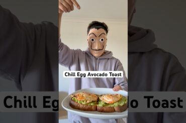 Viral Chilli Egg Avocado Toast #shorts #breakfast
