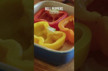 Mediterranean Quinoa Stuffed Peppers #recipe #cooking #dinner #healthyfood #healthy #pepper #italian