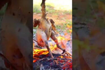 GUINEAFOWL PEPPER FRY RECIPE #shortvideo #villagecooking