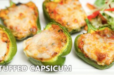 Stuffed Capsicum | Bharwan Shimla Mirch | Paneer Stuffed Bell Pepper | Easy Appetizer | Chef Ruchi