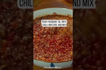 Homemade chilli oil