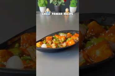 Viral Chilli Paneer Recipe #shorts #paneer #chillipaneer #recipe