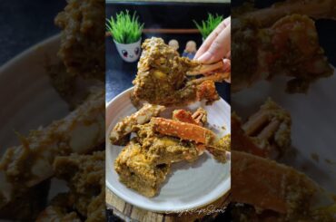 Crab pepper dry #shorts #trending #viral #crab #recipe