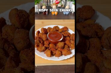 Trending recipe of crispy soya chunks #shorts #recipe #soyachunks #shortsfeed #trending #viralvideo