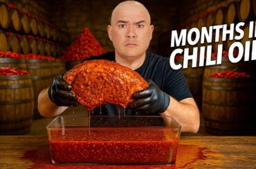 I soaked Steaks in CHILI OIL for months and ate it!