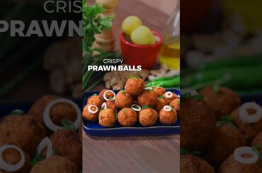 Crispy Prawn Balls | Fried Shrimp Balls Recipe | Prawn Recipes #shorts #prawnballs