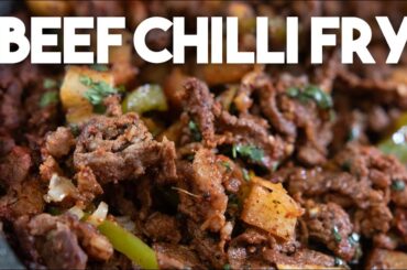 Beef Chilli Fry | Stir fried Goan Recipe | Kravings