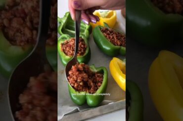 Italian Stuffed Pepper (Low Carb, Keto & Gluten Free)