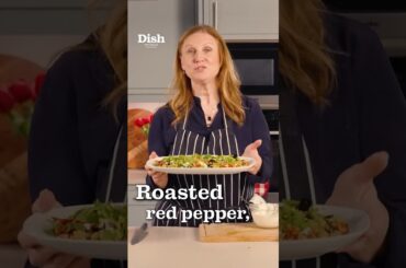 Roasted red pepper, aubergine & freekeh salad | Dish Podcast | Waitrose