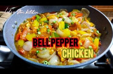 Bell Pepper Chicken | Chilli Chicken | Chicken Stir Fry | Chicken Recipes | Lohi's Star kitchen