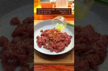 EASY STIR-FRIED BEEF WITH GREEN CHILI PEPPER RECIPE #recipe #cooking #chinesefood #beef #chili #meat