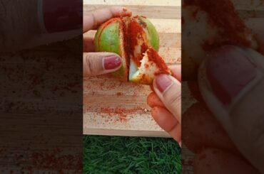 Masala Guava #chili #guatemala #shorts #youtubeshorts