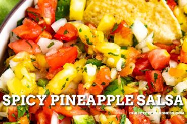 Spicy Pineapple Salsa with Habanero - Chili Pepper Madness