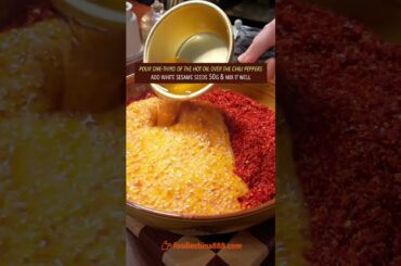 HOW TO MAKE CHINESE CHILI OIL LIKE A PRO? #recipe #cooking #chinesefood #chilioil #chilisauce