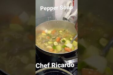 Pepper soup recipes! Goat meat and yam banana pepper soup #shorts #viral