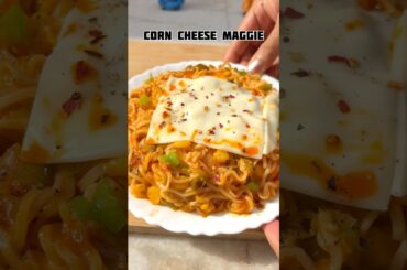 Viral Corn Cheese Maggi recipe #shorts #cheese #maggi #recipe #easyrecipe #shortsfeed #trending