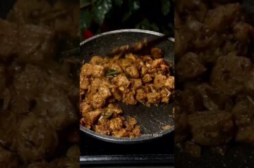 soya chunks pepper fry | comment down for the recipe | soyachunks #soyachunksgravy #shortsfeed