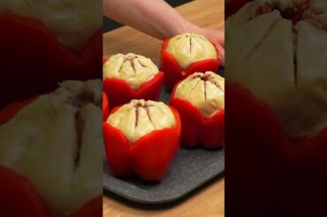 You've been cooking them wrong so far! The most delicious stuffed peppers for dinner