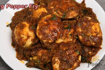 Egg Pepper Fry/ Egg Roast Recipe/ Egg Pepper Masala/ Egg Recipes