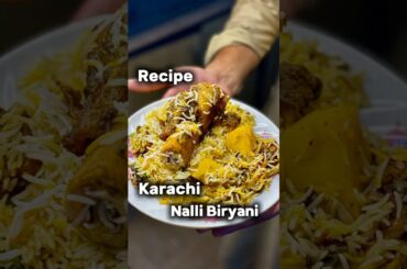 Karachi Famous nali biryani recipe #yt #food #ytshort #recipe #easyrecipe #recipes #biryanirecipe