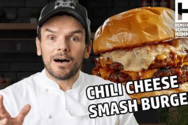 Schnelles Chili Cheese Smash Burger Rezept von Steffen Henssler