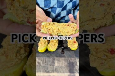 Dill Pickle Popper Boats. My new favorite appetizer.