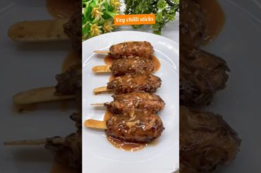 Veg Chilli Sticks #shorts #recipe #cooking #food #youtubeshorts