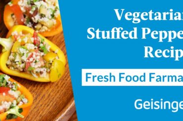 Vegetarian Stuffed Pepper Recipe | Nutrient-Packed Meal by Chef Curtis & Emily Newhard, RDN
