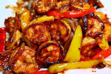 Shrimp and Pepper Stir Fry Recipe - Easy Shrimp and Vegetable Stir Fry