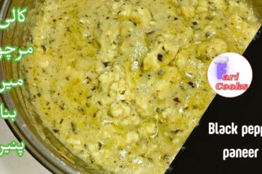 Black pepper paneer gravy recipe || black pepper cottage cheese gravy || Fari Cooks
