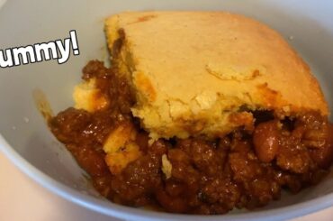 Chili Cornbread Casserole | Easy Chili Recipe You Would Love! | Shay Recipes