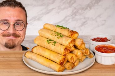 Crispy Spring Rolls At Home (Lumpia)