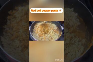 #shorts |pasta recipe|Roasted Red pepper pasta recipe |#food #cooking #ytshorts