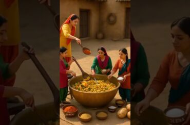 Animated Shimla Mirch Sabzi Recipe | AI Generated | #food #shorts #cartoon