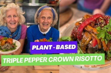 Triple Pepper Crowned Risotto