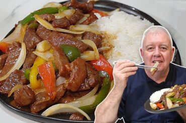 Chinese Pepper Steak with Onions