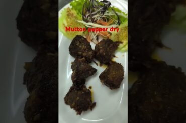 mutton papper dry recipe/amazing meat pepper recipes/ yummy mutton