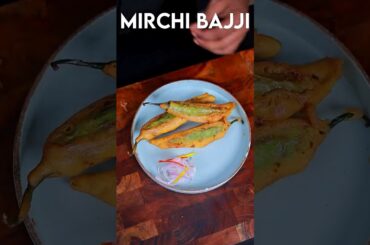 Mirchi Bajji Recipe | Chilli Bajji #shorts #mirchibajji #bajji #asmr #cooking #food #recipe #viral