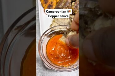 Original Cameroonian pepper sauce #roast #foodlover #homemade #fyp #trending #easy