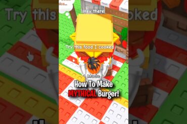 How to Make Mythical BURGER in Grow a Garden