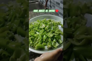 Mirchi ki Sabji | Mirch Tipore |Mirchi Recipe #ytshorts #shorts #FOODIE NIDHI #recipe #viralvideo